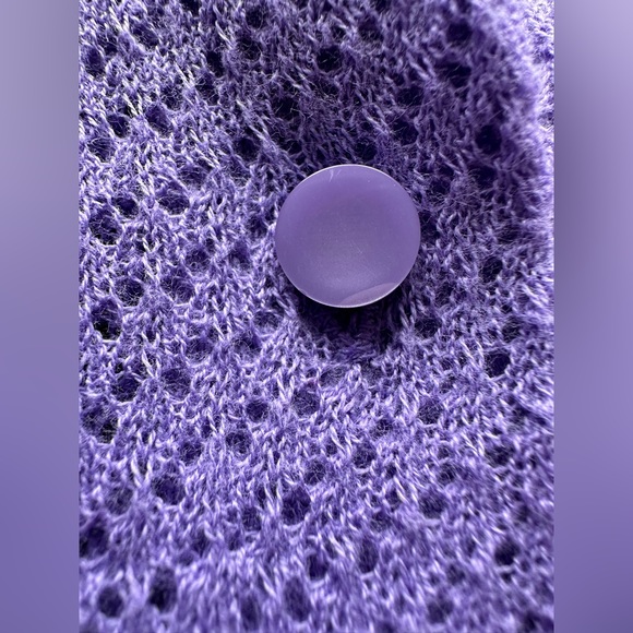 NWT Talbots purple cardigan size PL - Picture 6 of 7